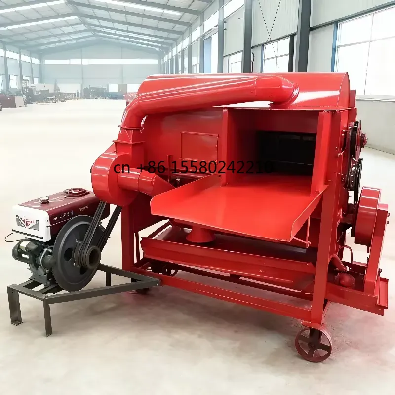 Автоматическая зерноуборочная  – обзор и цена Rice Thresher Machine