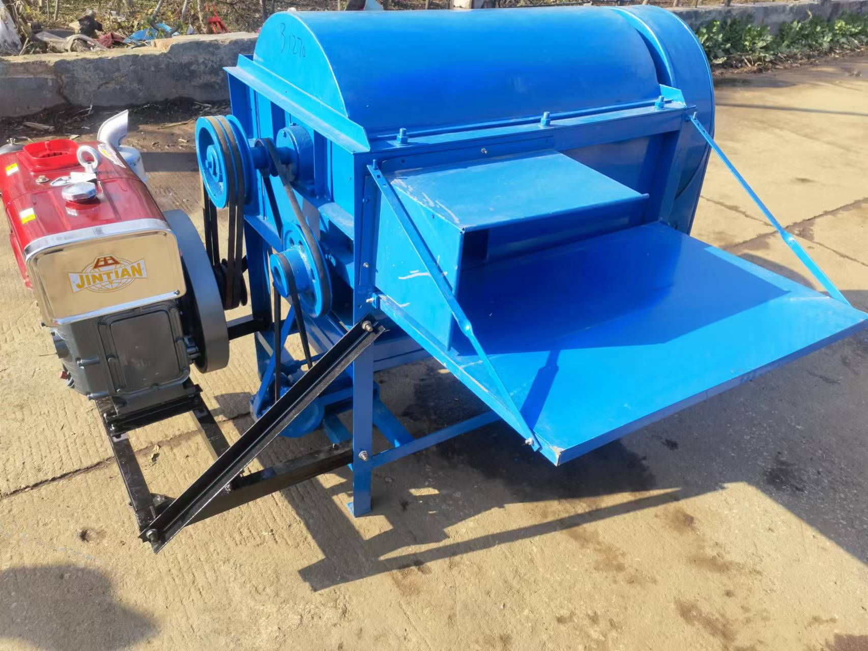 Мобильная дизельная мультифунк – обзор и цена Rice Thresher Machine
