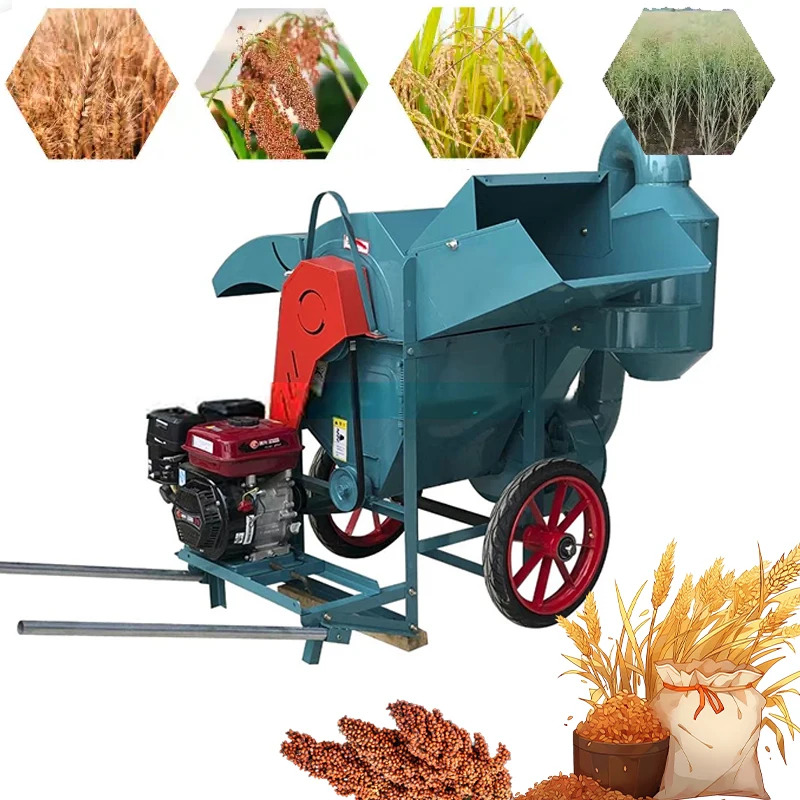 Эффективная молотилка для пшен – обзор и цена Rice Thresher Machine